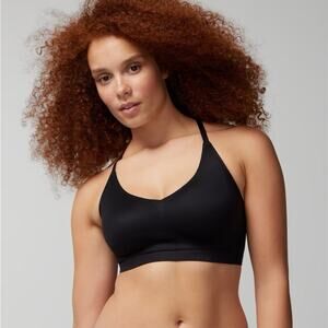 Soma Enbliss Lace Racerback Bralette in Black